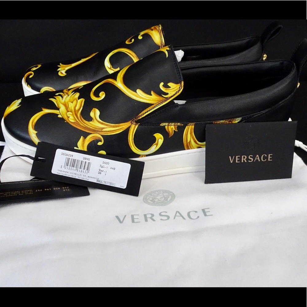 VERSACE SHOES MEN SIZE EURO 44